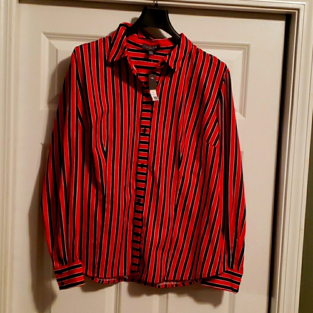 The Limited Shirt Long Sleeve Stripped SzXL NWT
